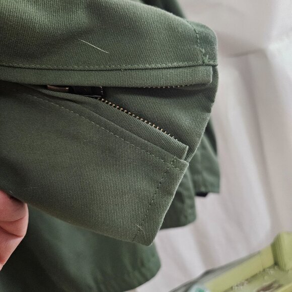 Harley Davidson "Estabrook" Green Canvas Textile Jacket WOMENS 2XL 97179-22VW - Picture 10 of 10